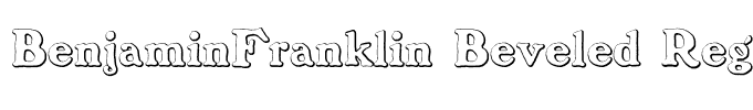 BenjaminFranklin Beveled Regular