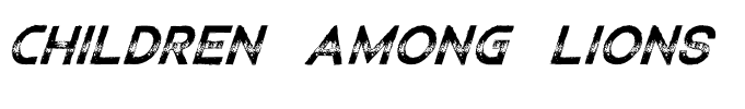 Children Among Lions Italic