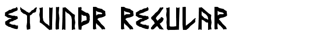 Eyvindr Regular