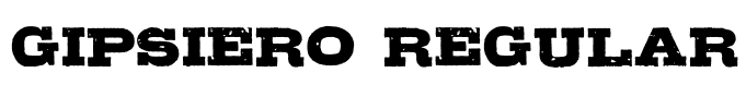 Gipsiero Regular Regular