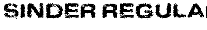Sinder Regular