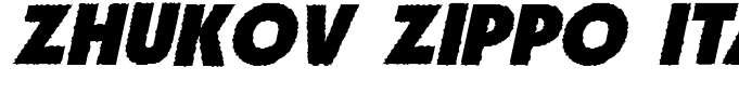 zhukov zippo italic