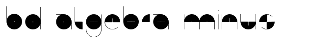BD Algebra Minus
