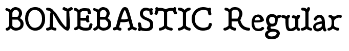 BONEBASTIC Regular