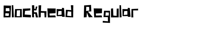 Blockhead Regular