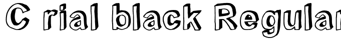 C rial black Regular