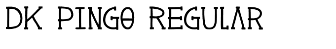 DK Pingo Regular