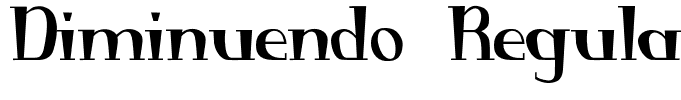 Diminuendo Regular
