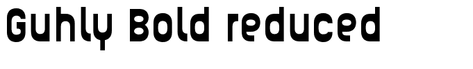 Guhly Bold reduced