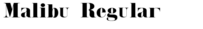 Malibu Regular