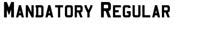 Mandatory Regular