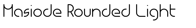 Masiode Rounded Light