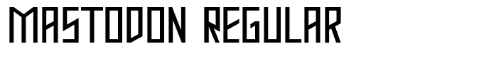 Mastodon Regular
