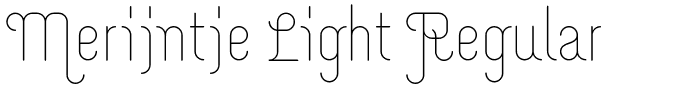 Merijntje Light Regular