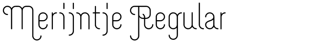 Merijntje Regular