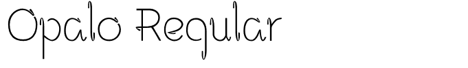 Opalo Regular