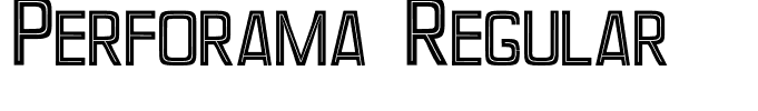 Perforama Regular