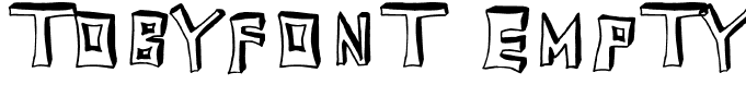 TobyFont Empty reduced