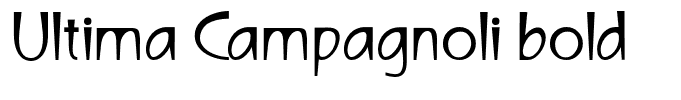 Ultima Campagnoli bold