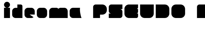 ideoma PSEUDO Regular