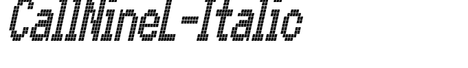 CallNineL-Italic