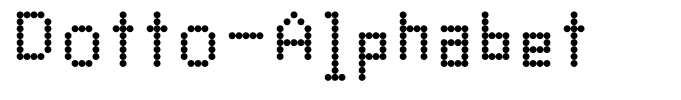 Dotto-Alphabet