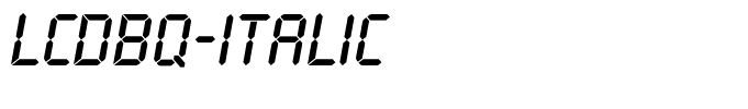 LCDBQ-Italic