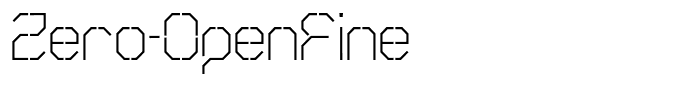 Zero-OpenFine