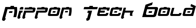 Nippon Tech Bold Italic