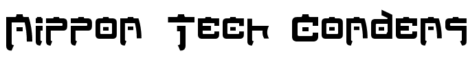 Nippon Tech Condensed Bold