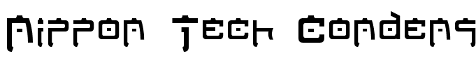 Nippon Tech Condensed Regular