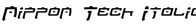 Nippon Tech Italic