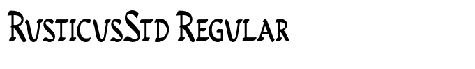 RusticusStd Regular