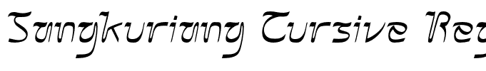 Sangkuriang Cursive Regular