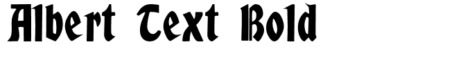 Albert Text Bold