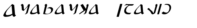 Anayanka Italic