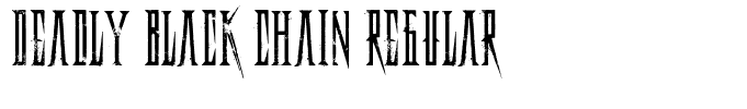 Deadly Black Chain Regular