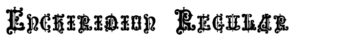 Enchiridion Regular