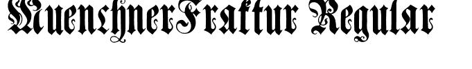 MuenchnerFraktur Regular