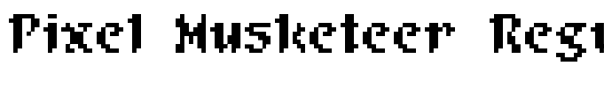 Pixel Musketeer Regular