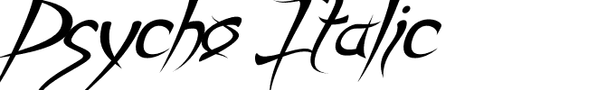 Psycho Italic
