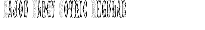 Sajou Fancy Gothic Regular