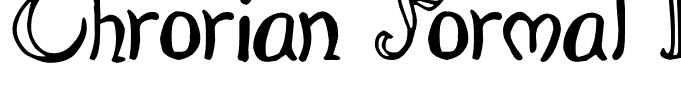 Throrian Formal Regular