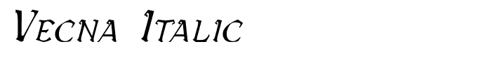 Vecna Italic