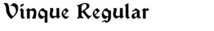 Vinque Regular