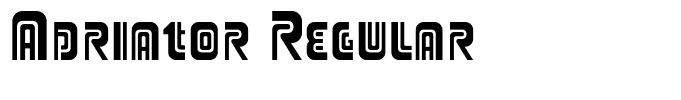 Adriator Regular