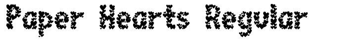 Paper Hearts Regular