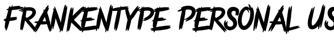Frankentype Personal Use Only Regular