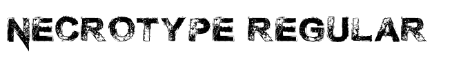 Necrotype Regular