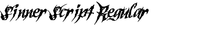 Sinner Script Regular